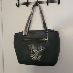 NWT Disney Stitch OHANA Black Uptown Insulated Tote Bag